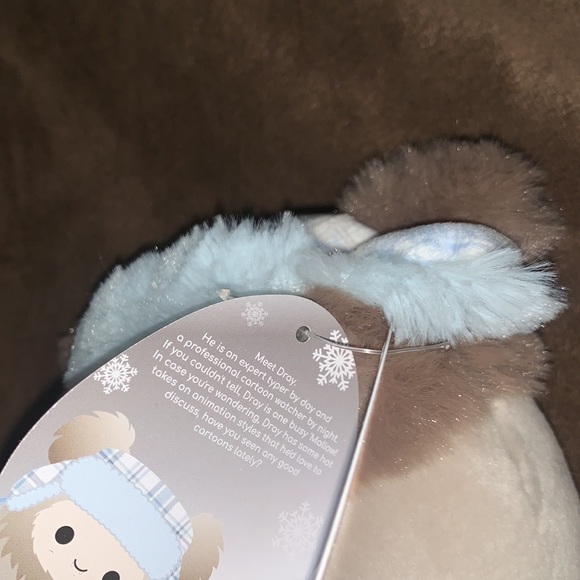 Squishmallow Dray Yeti Gray Bigfoot Plush Stuffed Animal Toy New 4.5" Christmas - Picture 4 of 4